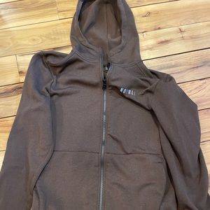 Men’s No Bull Hoodie (Brown; Medium)